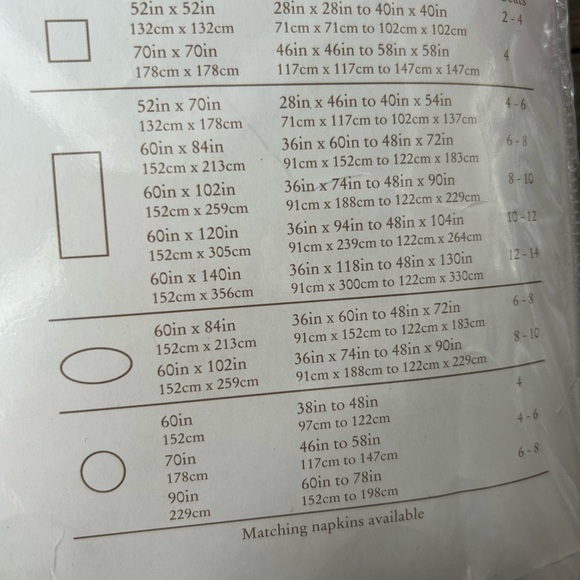 Bardwill Linen White Bead-Up Spill Proof Round 90" Silk Like Tablecloth 6-8 NEW - Picture 11 of 13